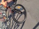 Vélo rockrider orange fluo volé